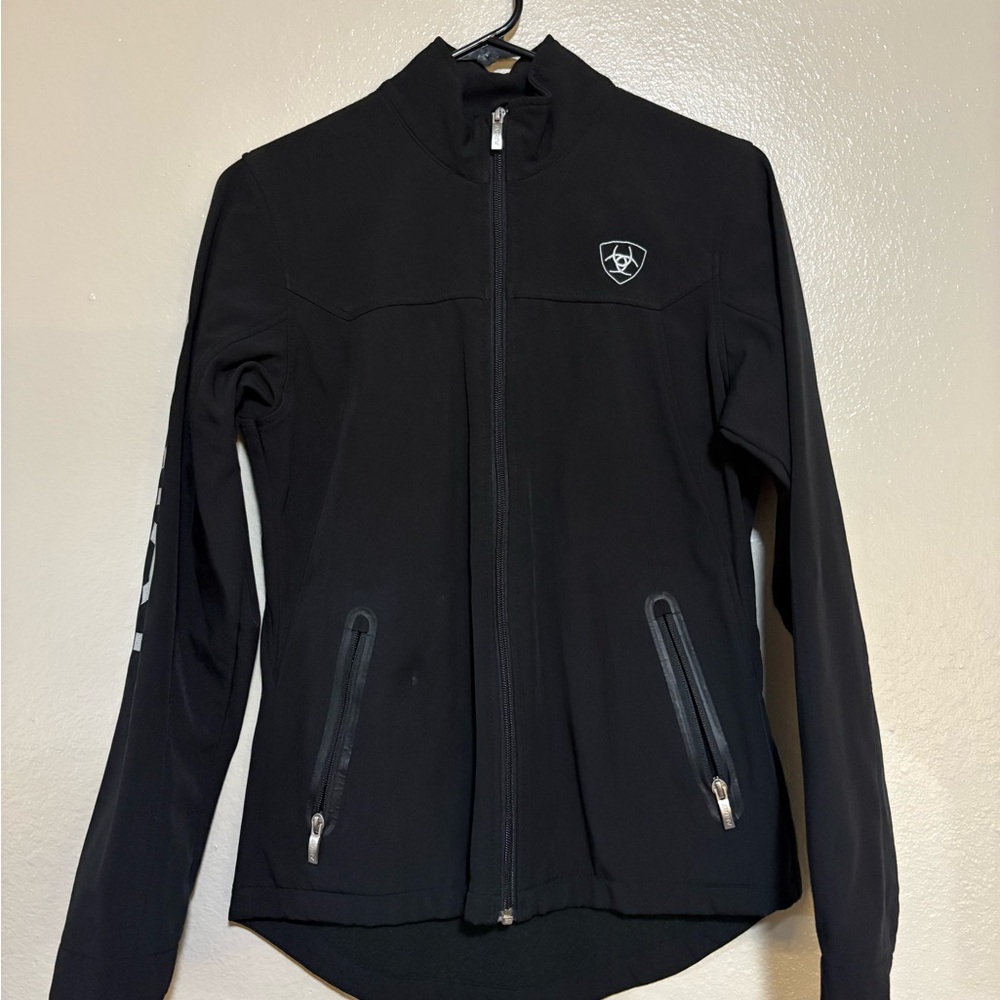 Ariat Black Ski Jacket with High Collar